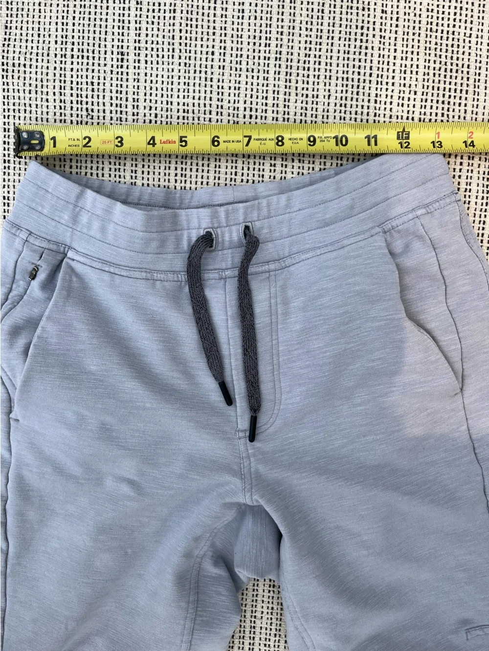 lululemon athletica Gray Jogger Track Pants with Black Drawstring